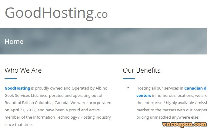 GoodHosting.co – JingLing/HitLeap Optimized VPS