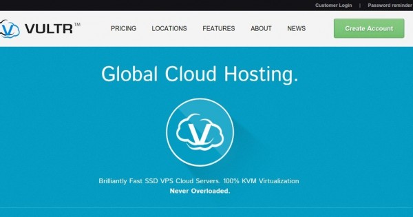 Vultr - $15 礼券 for Cloud VPS