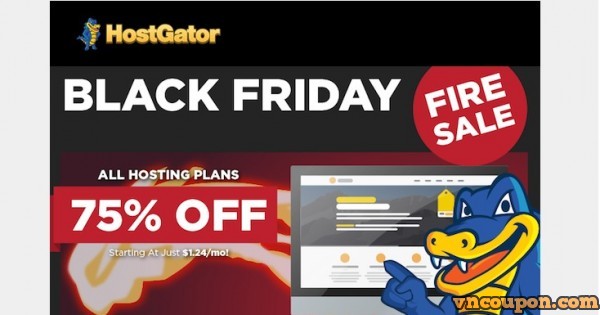 Hostgator - 黑色星期五 2014 Offer 优惠75% All Hosting Plan