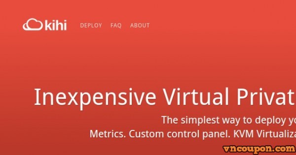 Kihi Hosting - Deploy KVM VPS 最低 $4每月 - Canada Location