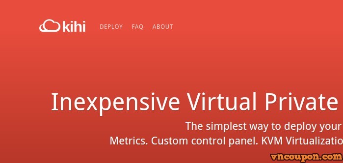 Kihi Hosting – Deploy KVM VPS 最低 $4每月 – Canada Location