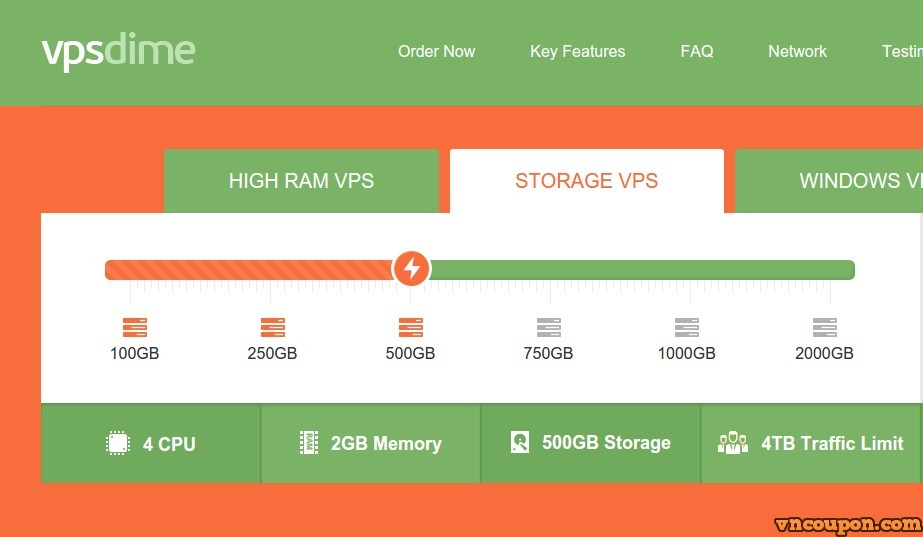 VPSDime 特价机 Offer – 6GB RAM/ 30GB SSD VPS 仅 $5/mo
