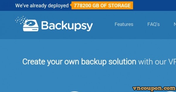 [New Year 2015] Backupsy offer 终身优惠40% - Cheap Storage VPS 最高2TB HDD