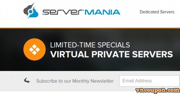 ServerMania 特价机套餐 - 2GB RAM/ 50GB SSD/ OpenVZ SSD VPS 仅 $39每年