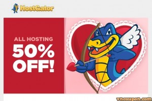 [Valentine’s Day 2015] Hostgator – 优惠50% All New Hosting