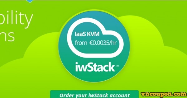 iwStack - New SSD KVM instances & create a 特价机 account 仅 €15