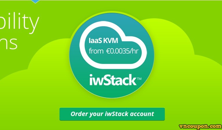 iwStack – KVM Cloud instances 最低 € 0.0035/时