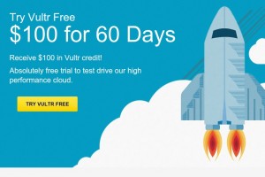 Vultr – get $100 免费礼券 for 60 days