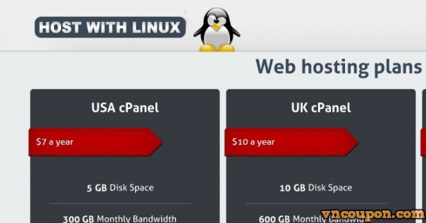 HostWithLinux - 香港 VPS start from 2 USD per month