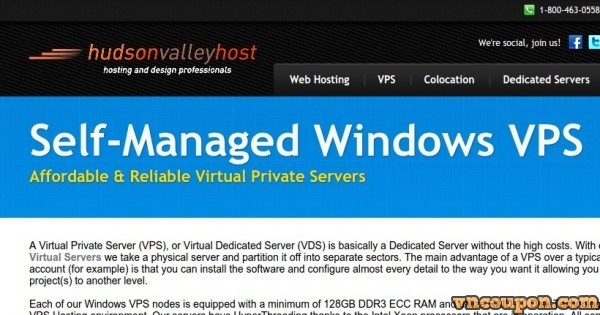 Hudson Valley Host - 优惠45% Windows VPS 最低 $2.75每月 - Holiday Sale - 特价机 3GB内存Windows VPS 仅 $7.5每月