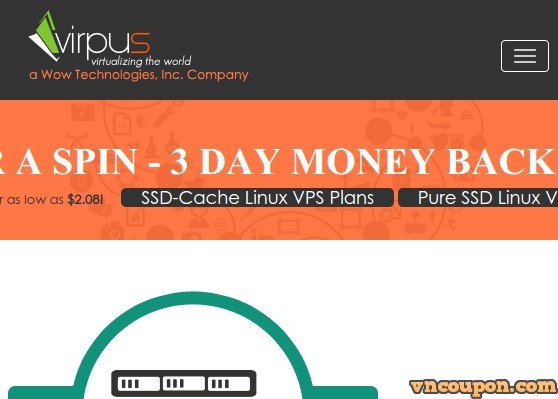 Virpus – 15%折扣 of XenPV VPS in Seattle 最低 $21.25每年