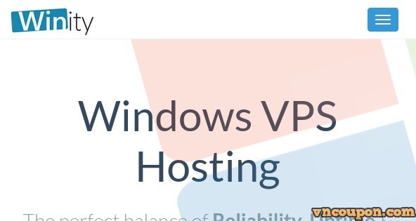 Winity.io - 20%折扣 For Life 优惠券 Windows VPS