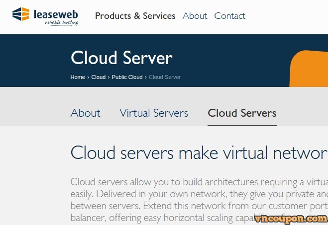 LeaseWeb – 40%折扣 KVM VPS & Cloud VPS