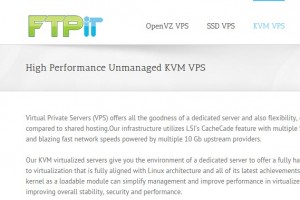 FtpIT 特价机 优惠信息 – KVM VPS 4 cores + 2GB内存only $6 per month in 纽约