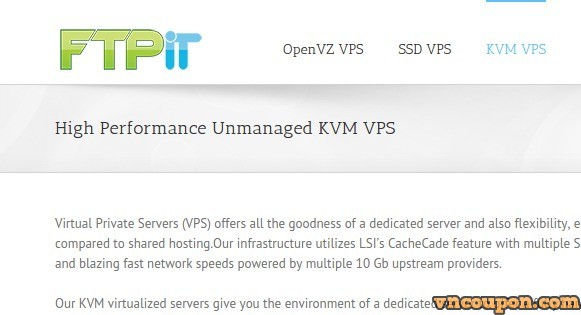 FtpIT 特价机 优惠信息 - KVM VPS 4 cores + 2GB内存only $6 per month in 纽约