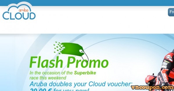 ArubaCloud Flash Promo – doubles voucher €20.00 for you now - VMware VPS starting 最低 €1.00每月