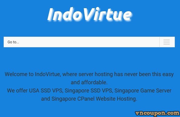 IndoVirtue – Cheap Singapore cPanel 虚拟主机 & VPS 最低 $9每年
