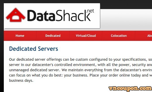 Datashack - cheap 独服 最低 $25每月