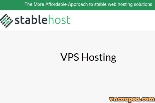 StableHost – 50% 永久折扣 for all VPS套餐