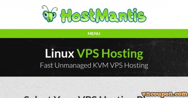 HostMantis - 优惠70% KVM VPS with 1GB内存/ $4.48每月 / 每日备份s