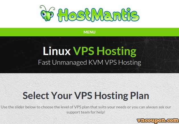 HostMantis – 优惠70% KVM VPS with 1GB内存/ $4.48每月 / 每日备份s