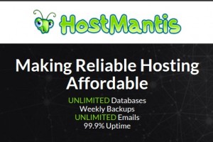 HostMantis – 终身优惠80% 虚拟主机, 分销型虚拟主机