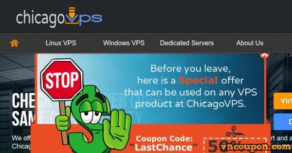 ChicagoVPS - 特价机 OpenVZ & KVM VPS from $1 USD每月 for 512MB内存- 2GB内存Windows VPS 仅 $6每月