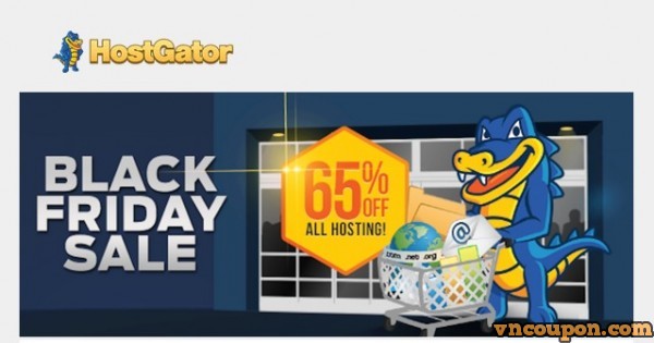 黑色星期五 & 网络星期一节日 2015 -  HostGator 优惠80% for 虚拟主机