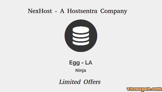 NexHost Egg – Cheapest KVM VPS 256MB内存最低 $3.5 USD 年付