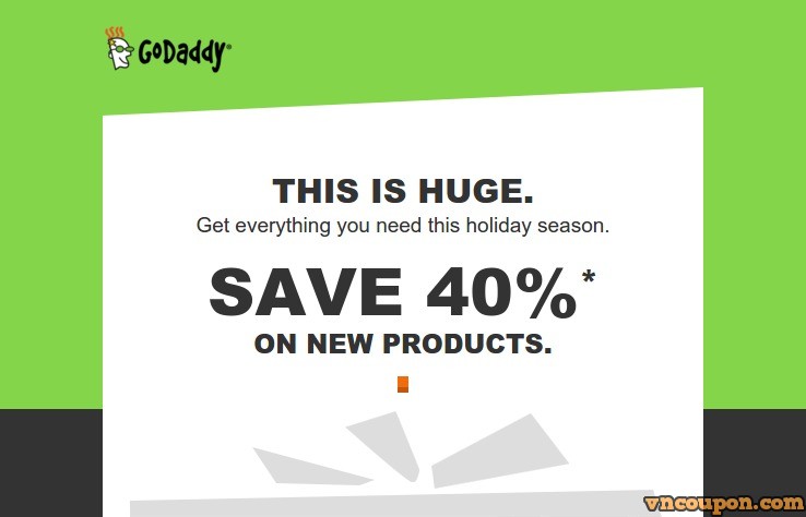 Godady Holiday Huge折扣 – 节省 优惠40% on new products
