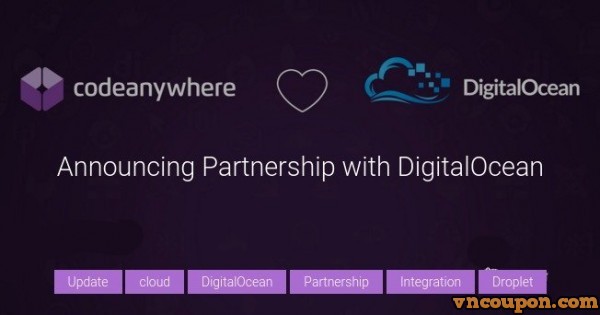 CodeAnywhere - Get $20 DigitalOcean Credit 限新客户