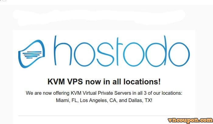 Hostodo – KVM VPS now in all位置 – 62.终身优惠5% 优惠券 starting $1.5每月