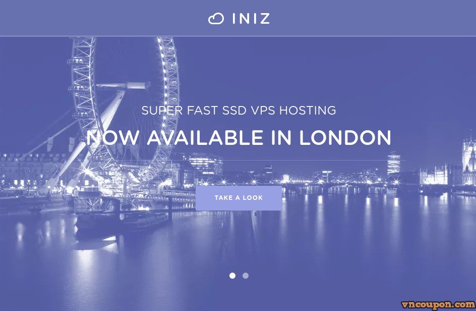 INIZ – New SSD KVM VPS 提供 – 优惠20% 优惠券 – New位置 in UK & Virginia US