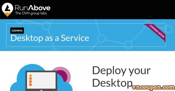 Runabove launches DeskaaS Desktop as a Service - Price 最低 9,99€HT每月