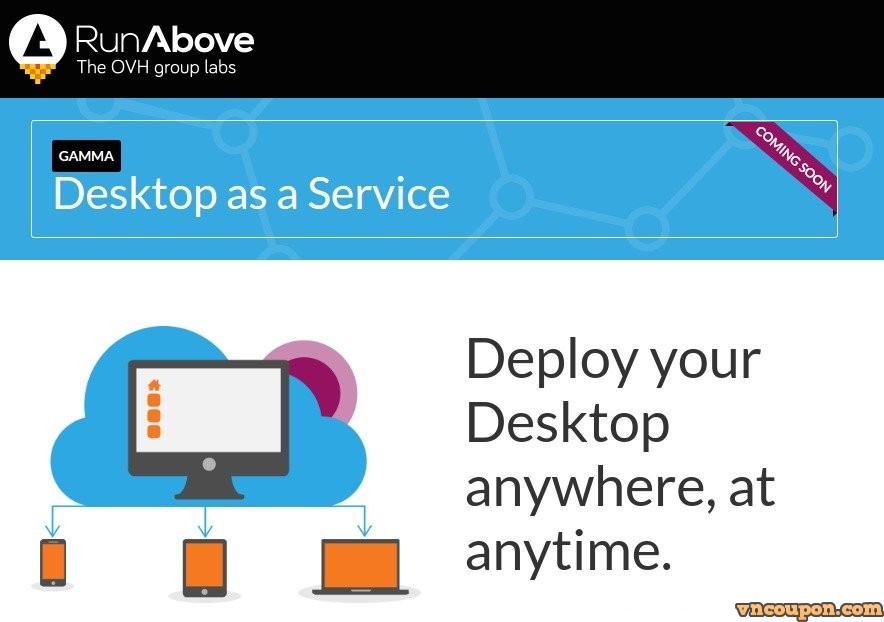 Runabove launches DeskaaS Desktop as a Service – Price 最低 9,99€HT每月