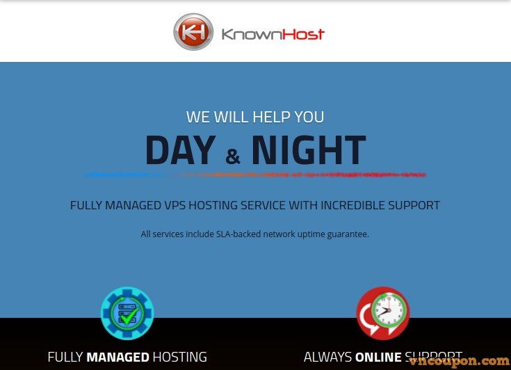 KnownHost – Best Managed VPS – 15% Lifetime折扣