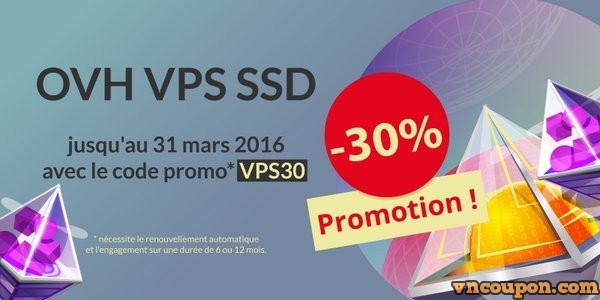 OVH SSD VPS - 优惠30% 2GB RAM/ 10GB SSD Raid 10/ KVM OpenStack 仅 €25.12每年