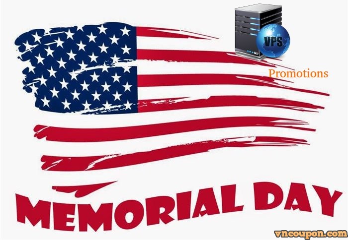 Memorial Day Sale 2016 – 独服, VPS, 虚拟主机, 域名 优惠码