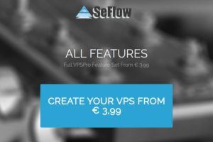 SeFlow – Fully customizable VPS 最低 €3.99 EUR – 免费DDos防护