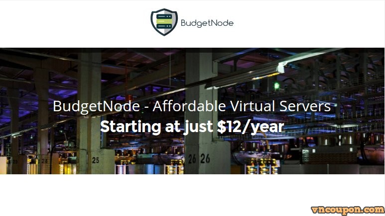 BudgetNode – 特价机 OpenVZ VPS 最低 $12每年 – DDoS防护 – Double内存& 流量 for Cyber Week