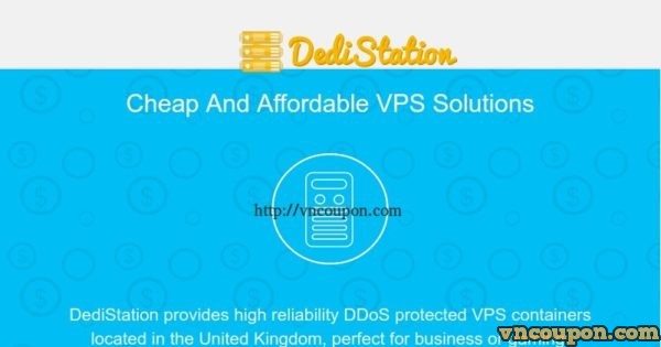 Dedistation - DDoS防护 UK VPS 提供 2GB内存$15 年付