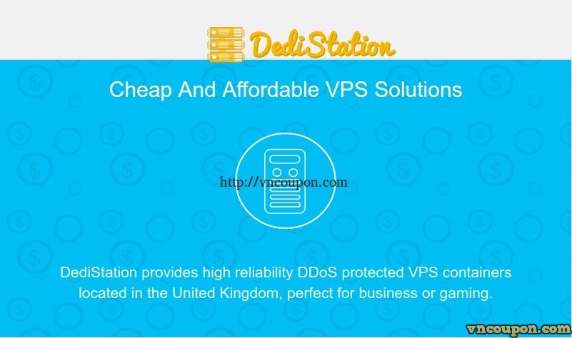 Dedistation – DDoS防护 UK VPS 提供 2GB内存$15 年付