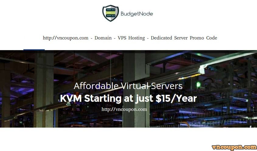 BudgetNode – 特价机 KVM VPS in Netherlands 最低 $15每年