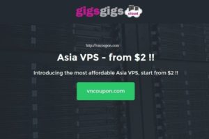 GigsGigsCloud – Asia 香港 VPS 最低 $2每月