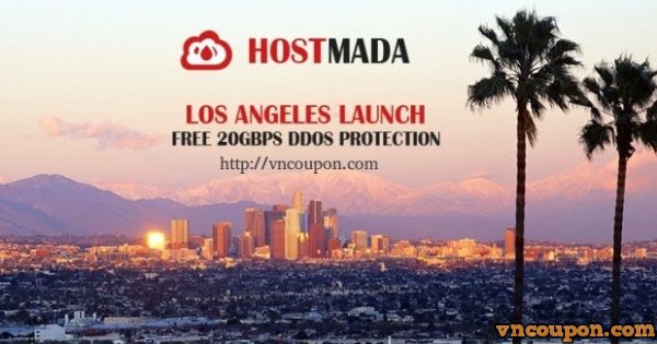 HostMada - OpenVZ VPS 最低 $2每月 in 洛杉矶 - 免费DDos防护