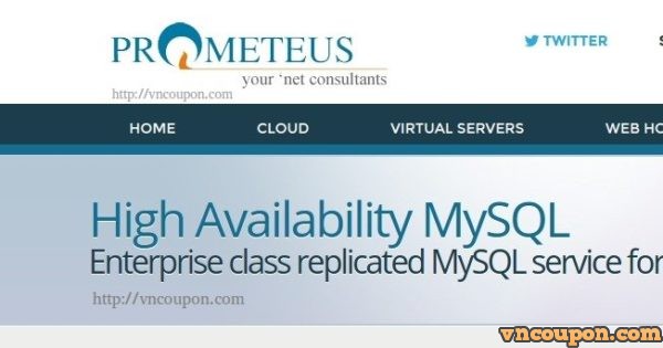 Prometeus lauching High Availability MySQL Service for businesses - 优惠20% 优惠码