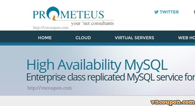 Prometeus lauching High Availability MySQL Service for businesses – 优惠20% 优惠码