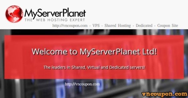 MyServerPlanet - 4GB内存VPS 仅 $5.6每月! 限时 offers