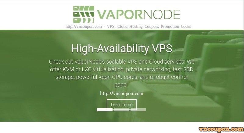 VaporNode – 特价机 2GB内存OpenVZ, LXC、KVM VPS 最低 $5每月 in Tampa Florida