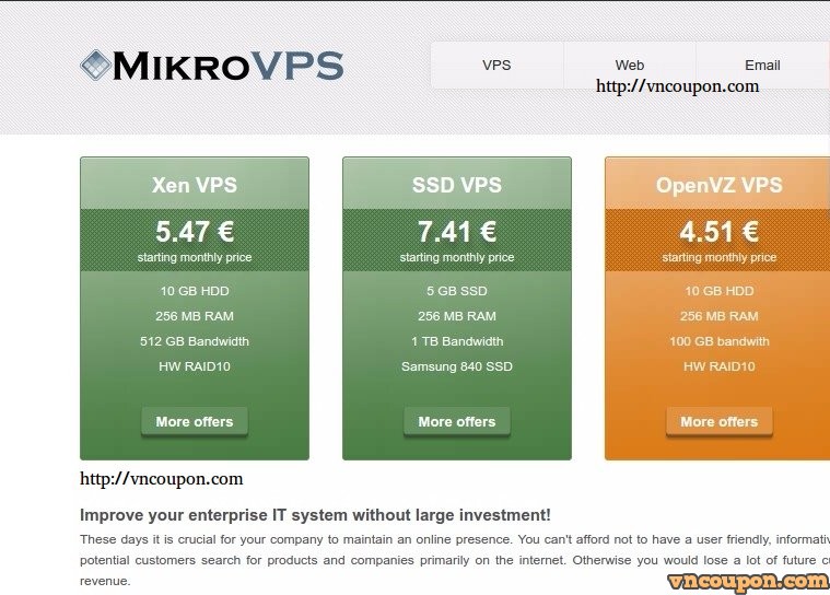[网络星期一节日 2016] MikroVPS – 70%折扣 OpenVZ VPS